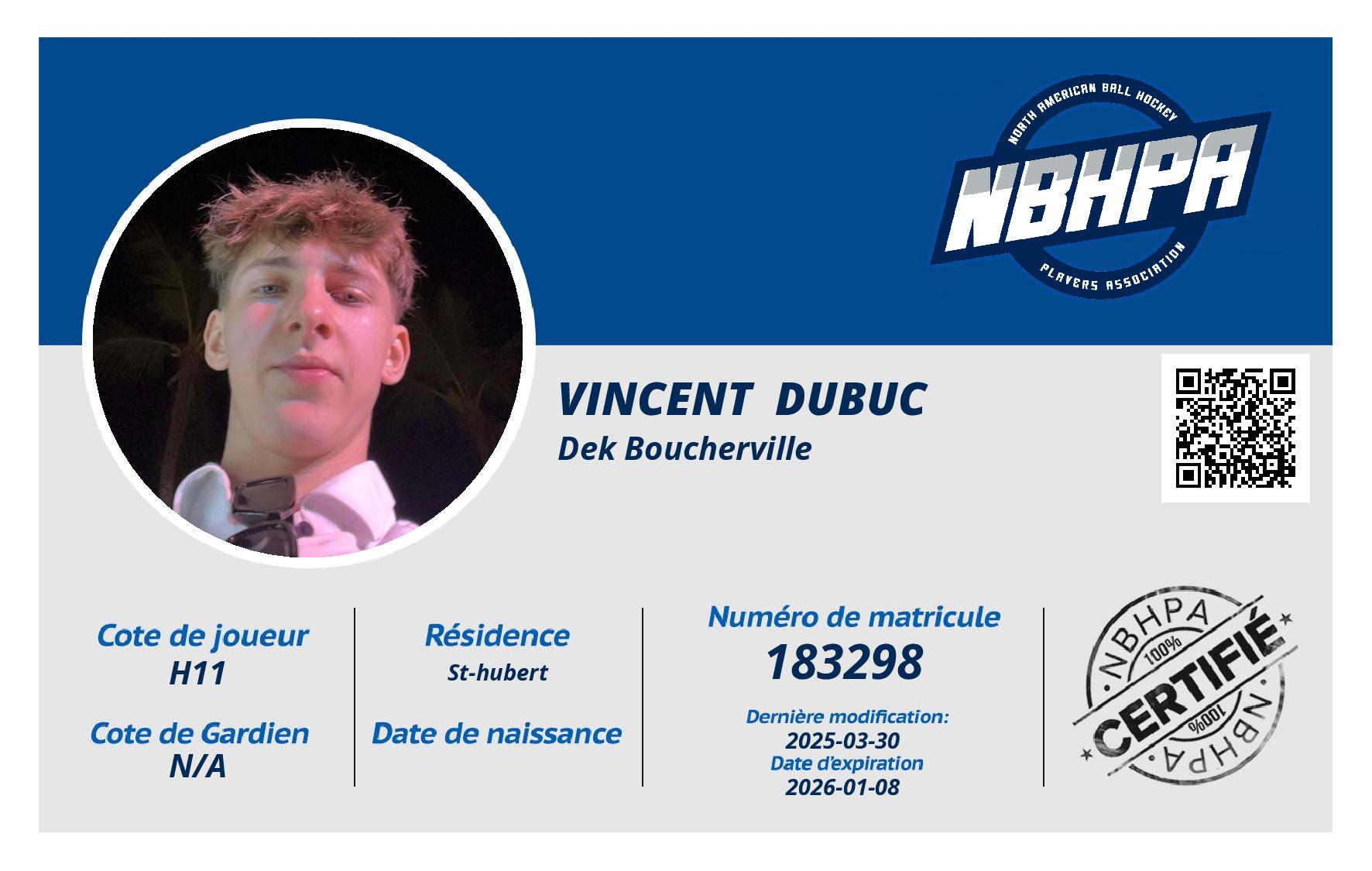 Vincent  Dubuc