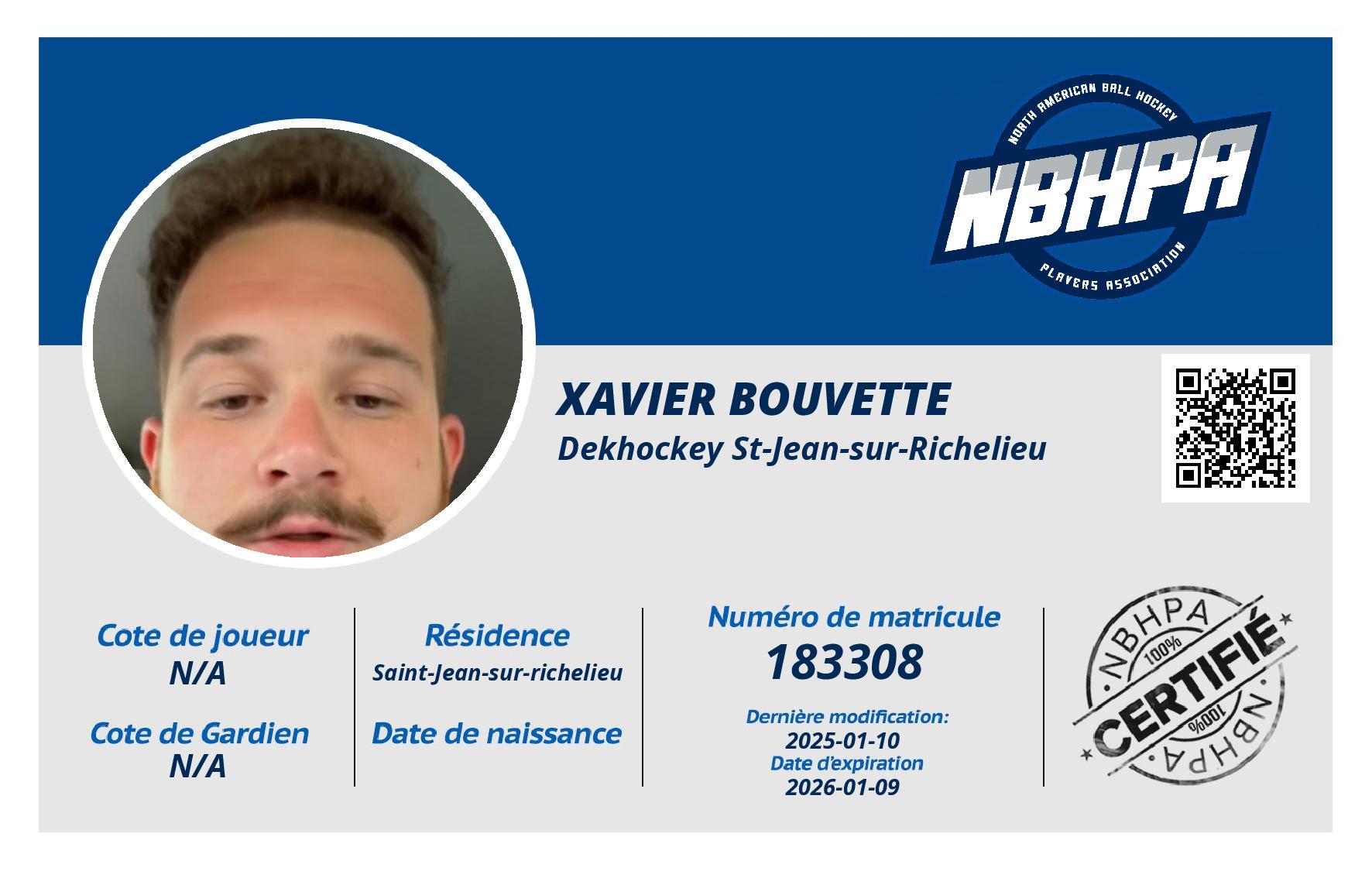 Xavier Bouvette