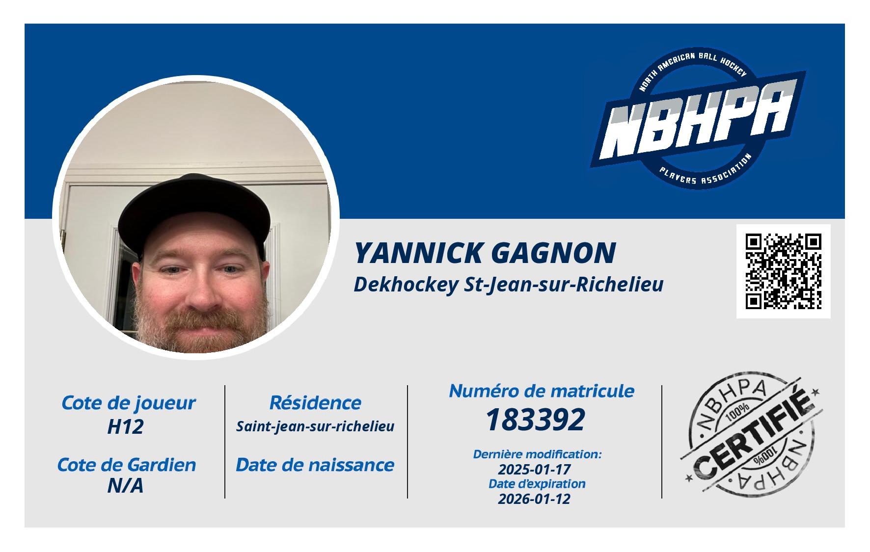 Yannick Gagnon