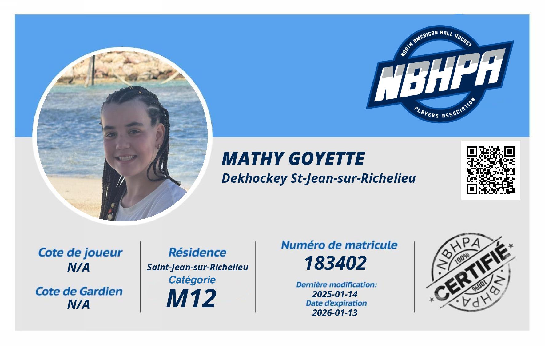 Mathy Goyette