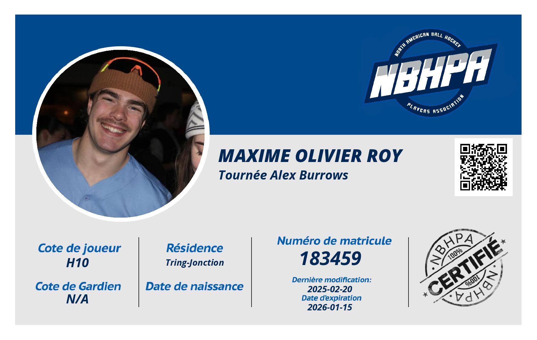 Maxime Olivier Roy