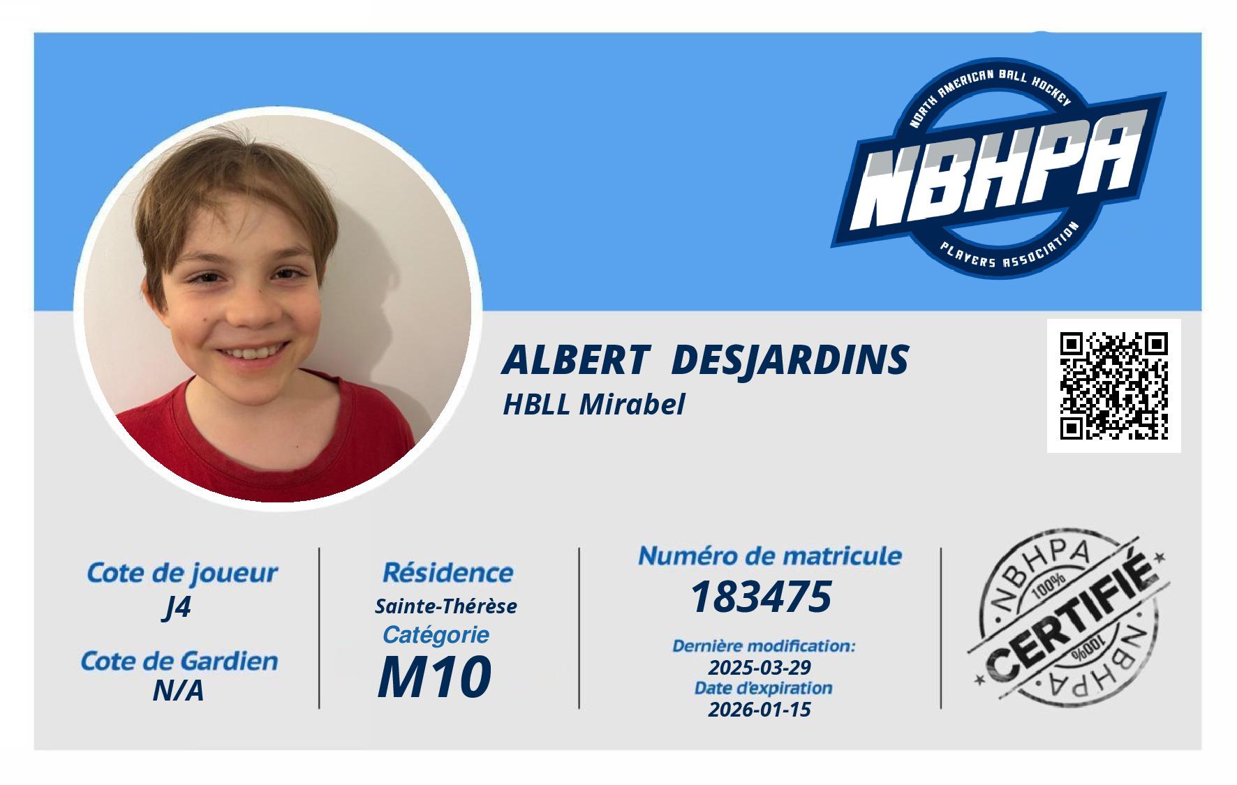 Albert  Desjardins 