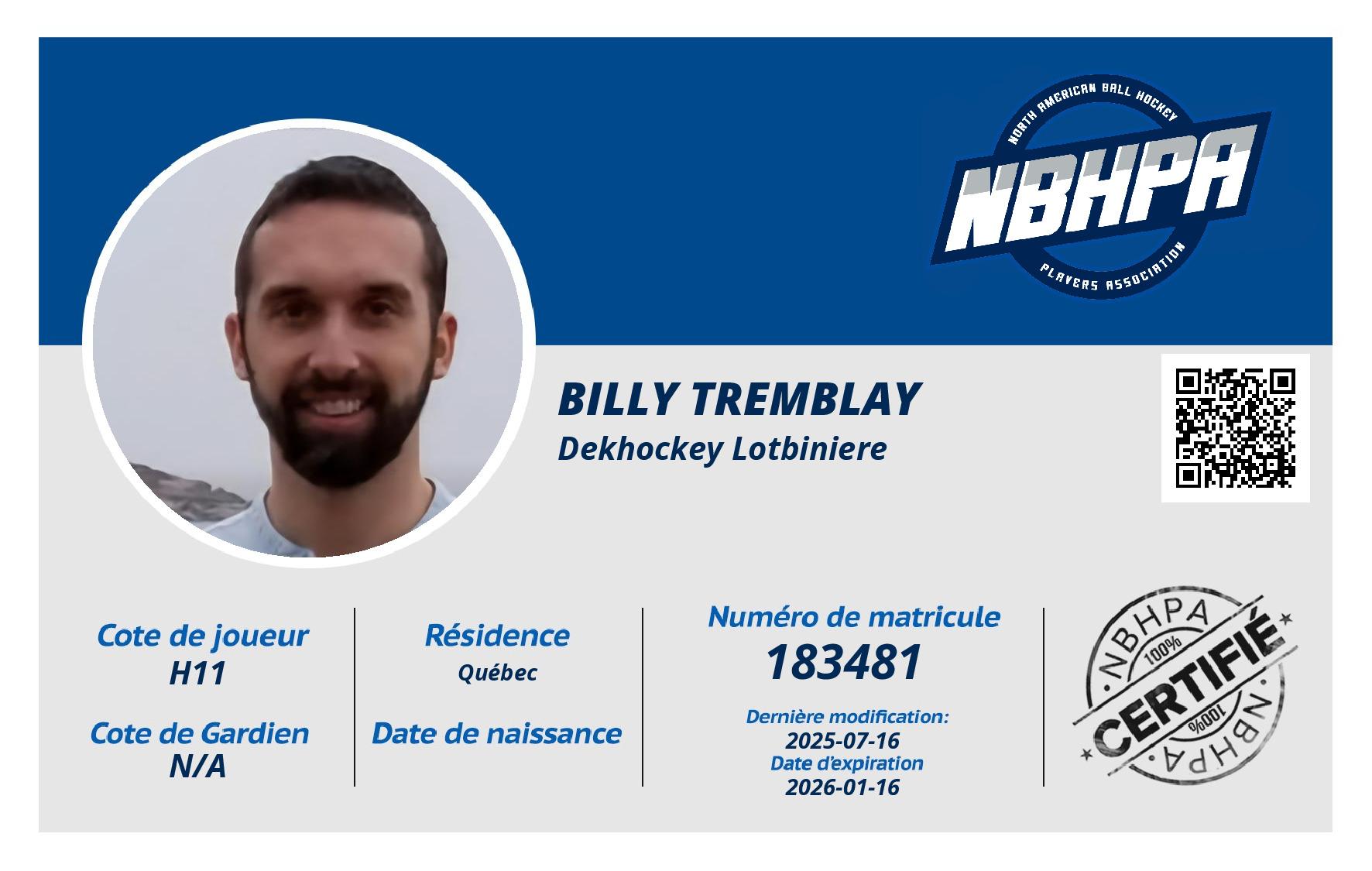 Billy Tremblay