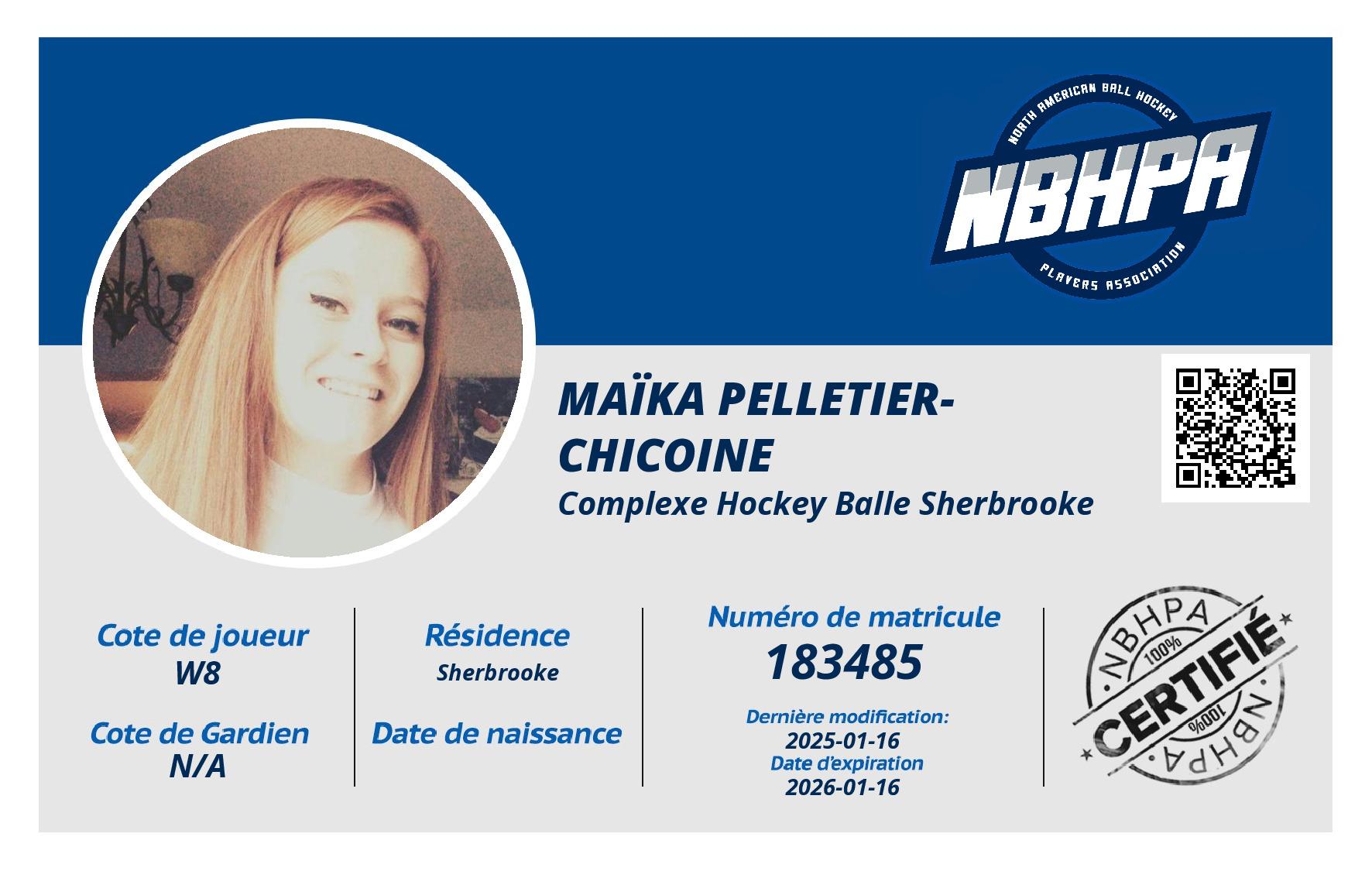 Maïka Pelletier-Chicoine