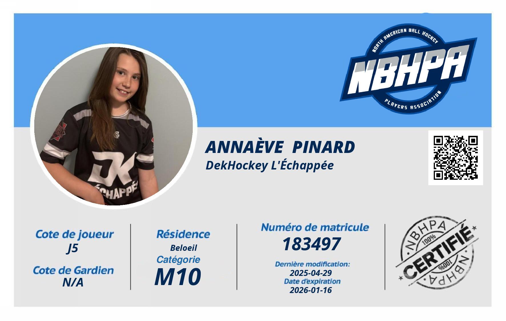 Annaève  Pinard