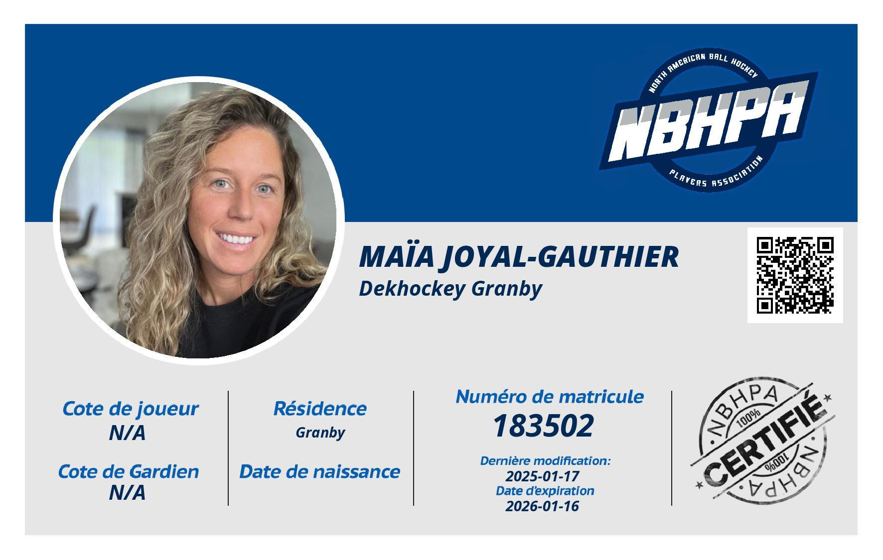 Maïa Joyal-Gauthier