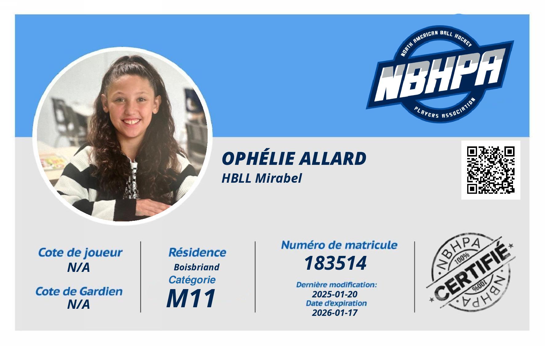 Ophélie Allard