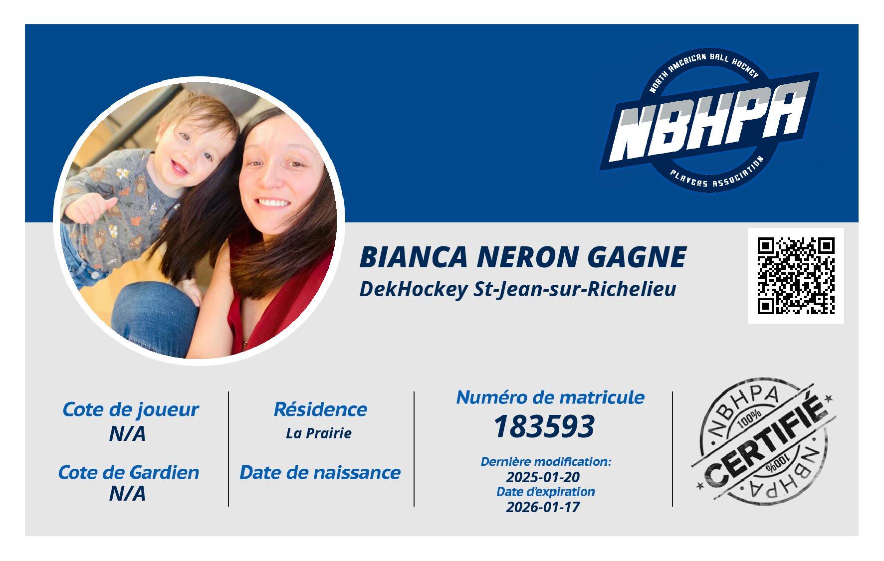 Bianca Neron Gagne