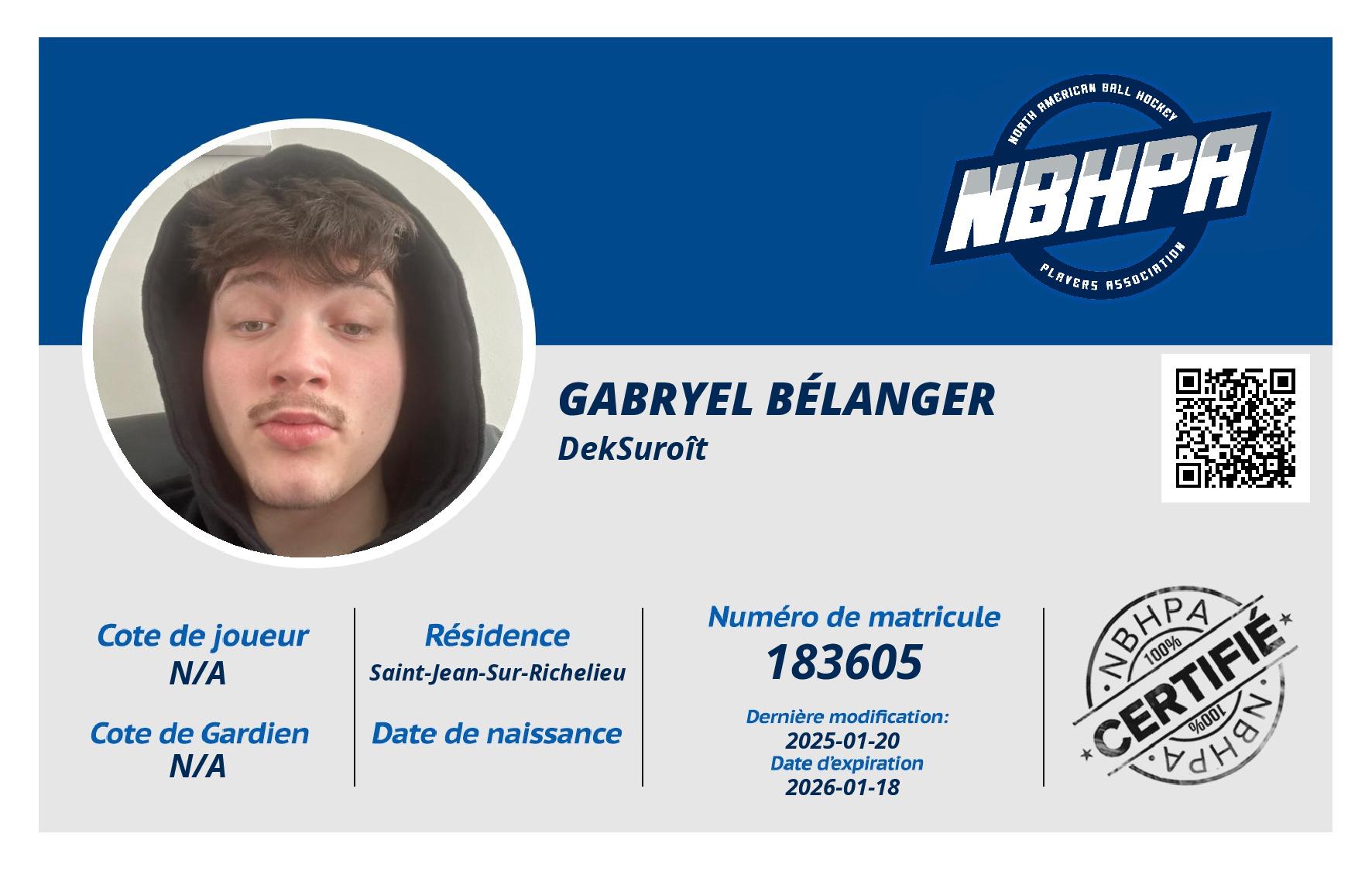 Gabryel Bélanger
