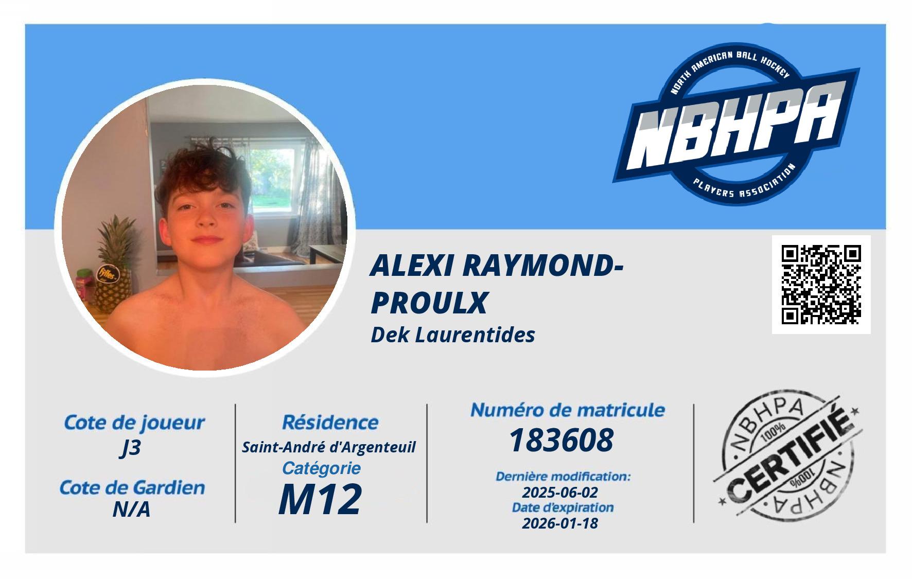 Alexi Raymond-Proulx