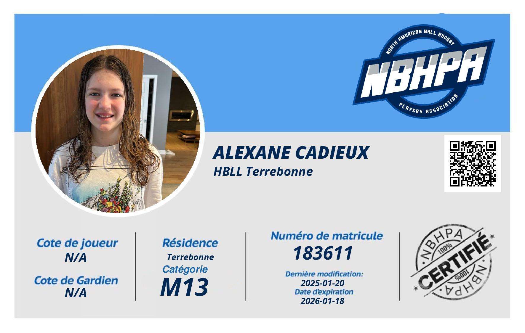 Alexane Cadieux