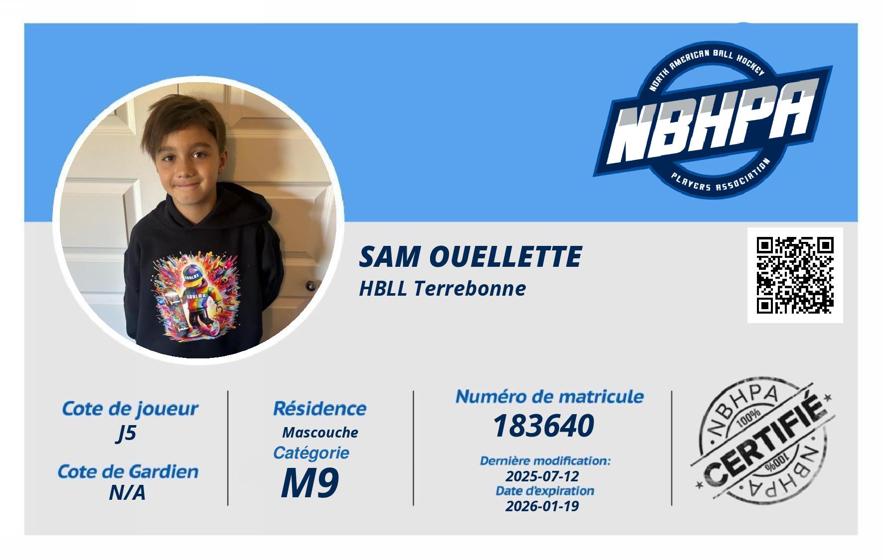 Sam Ouellette