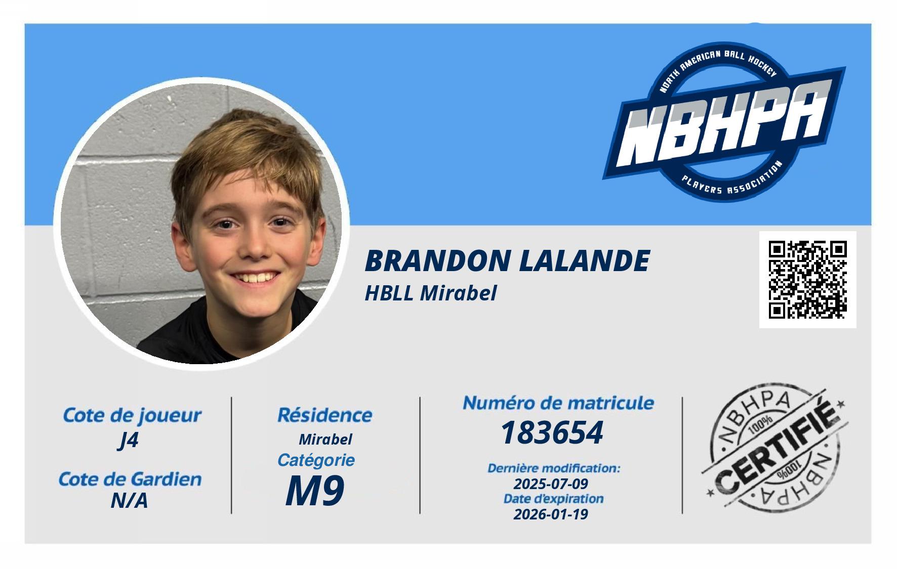 Brandon Lalande