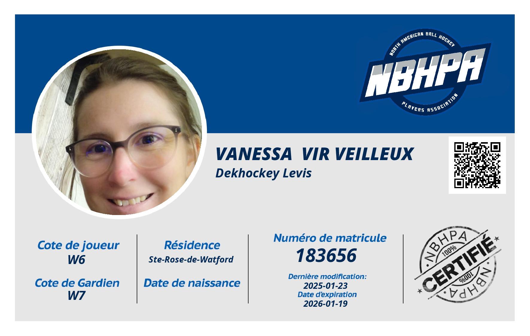 Vanessa  Vir Veilleux 