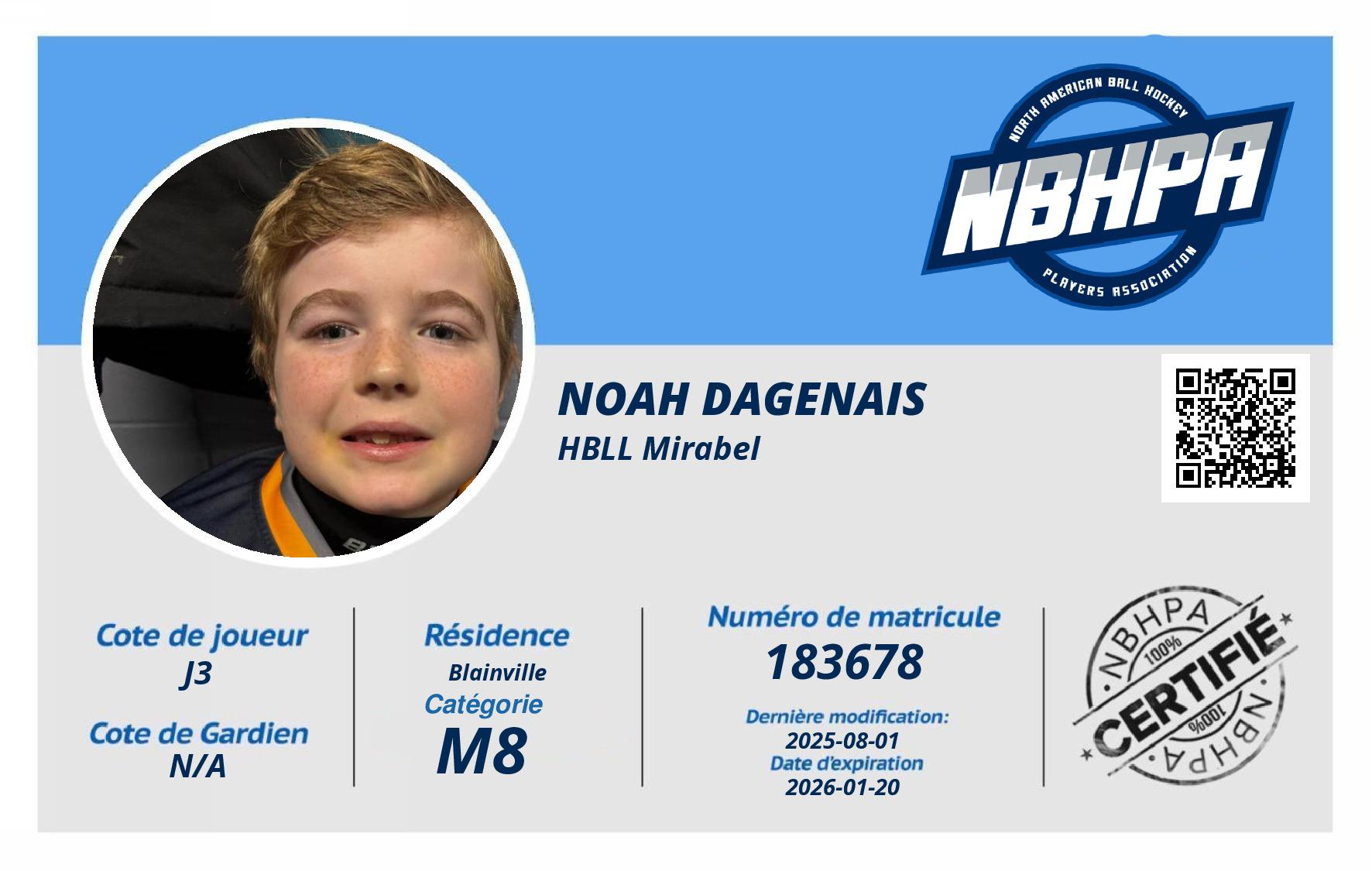 Noah Dagenais