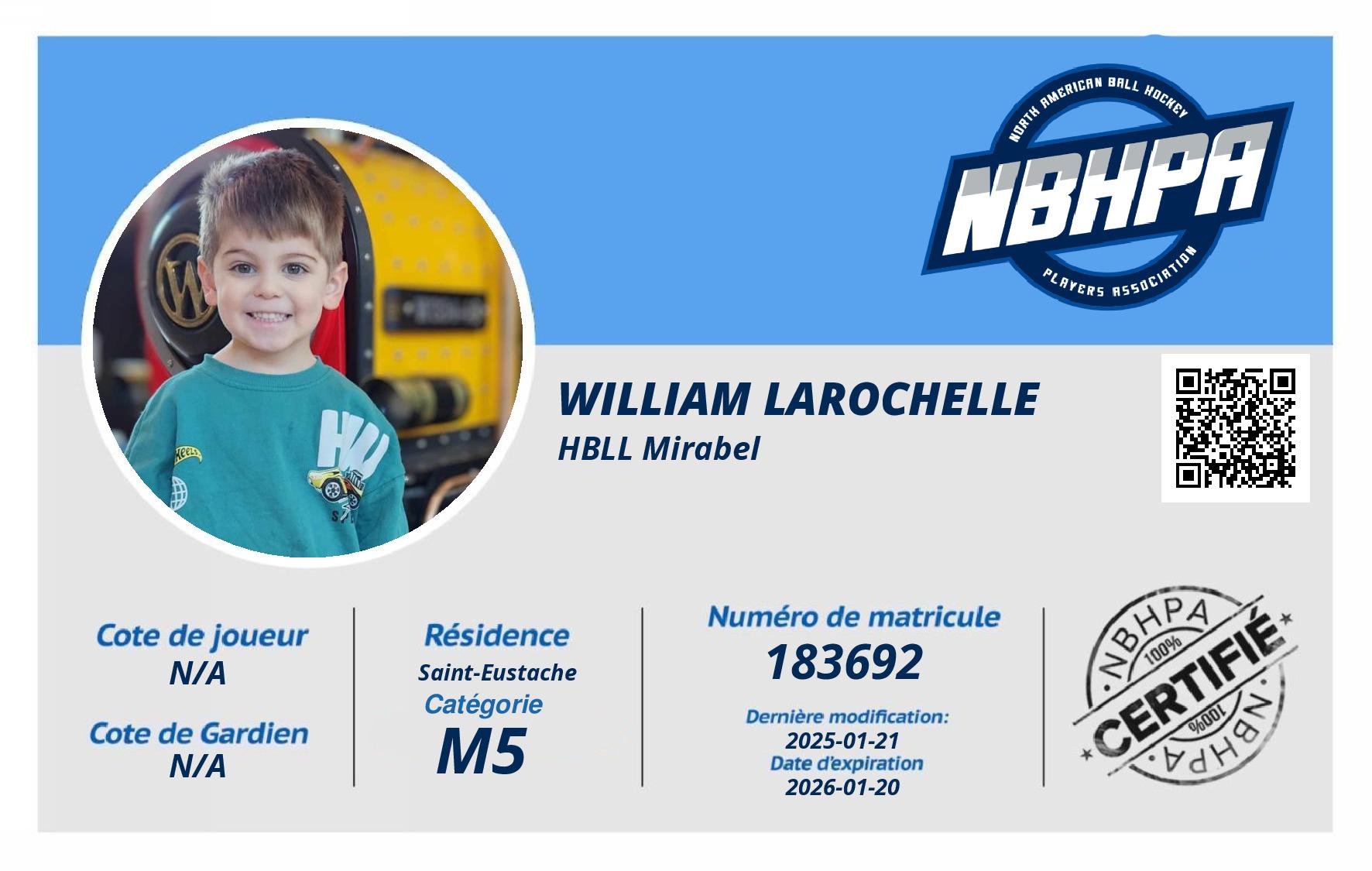 William Larochelle