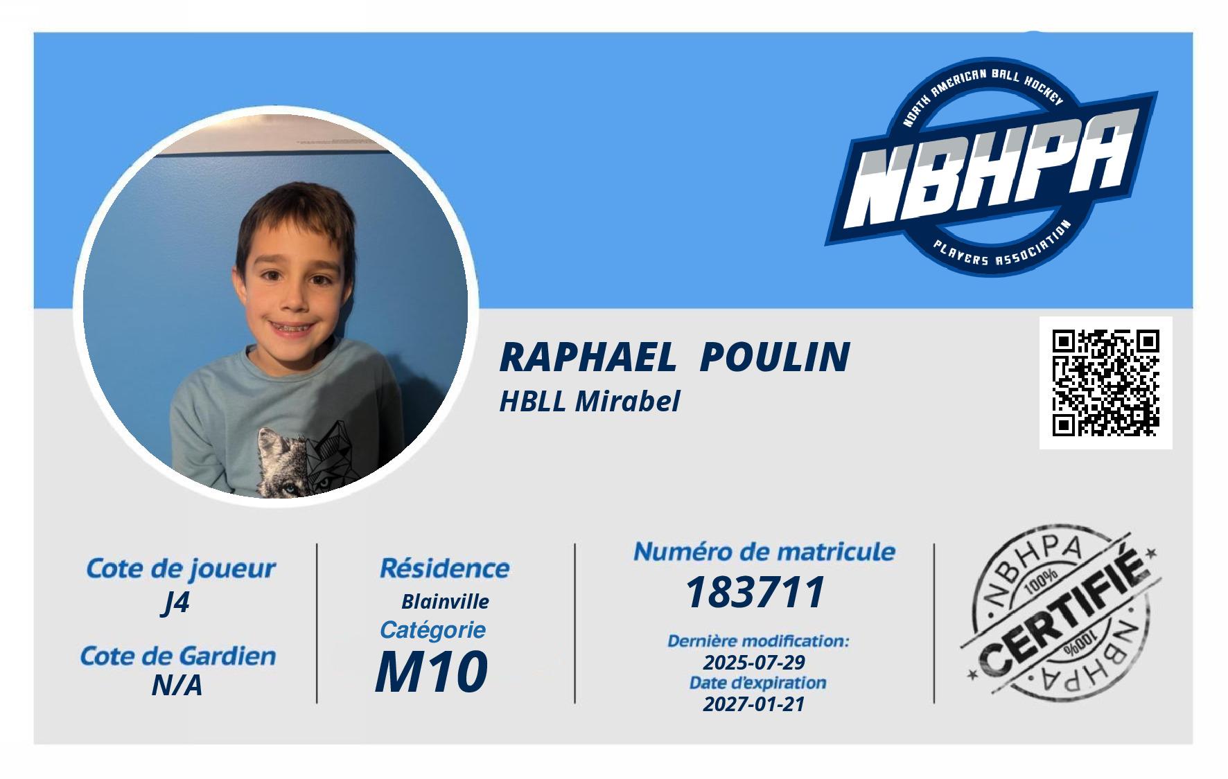 Raphael  Poulin 