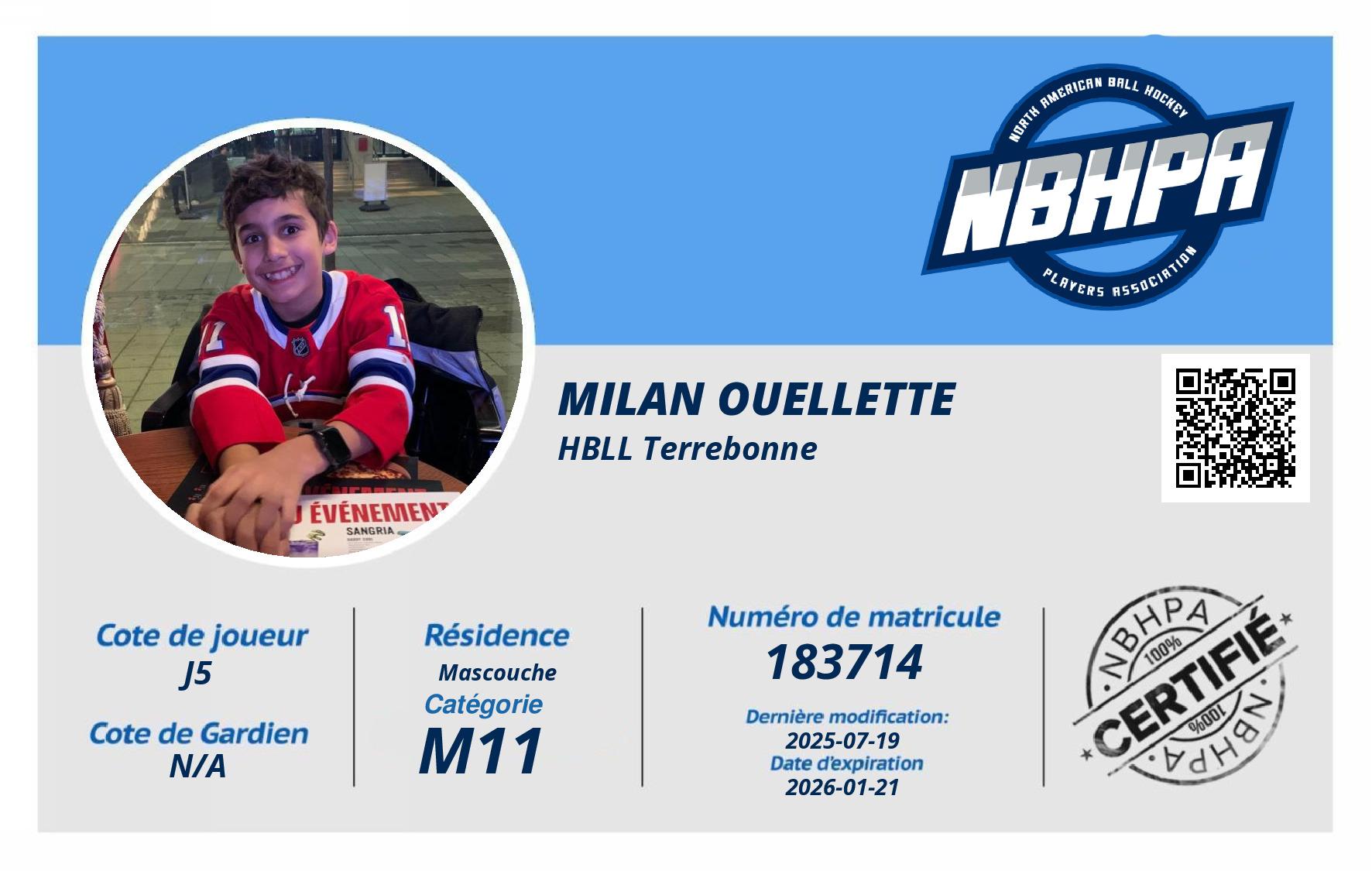 Milan Ouellette