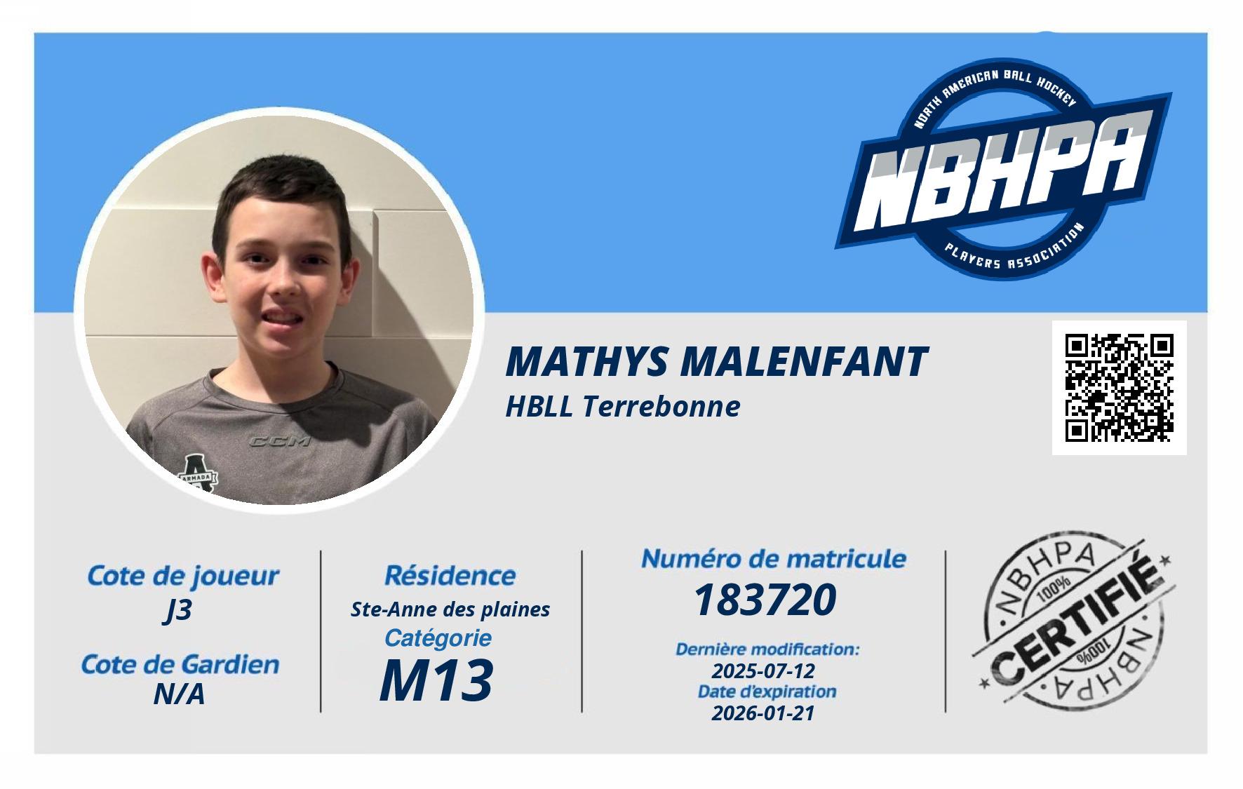 Mathys Malenfant