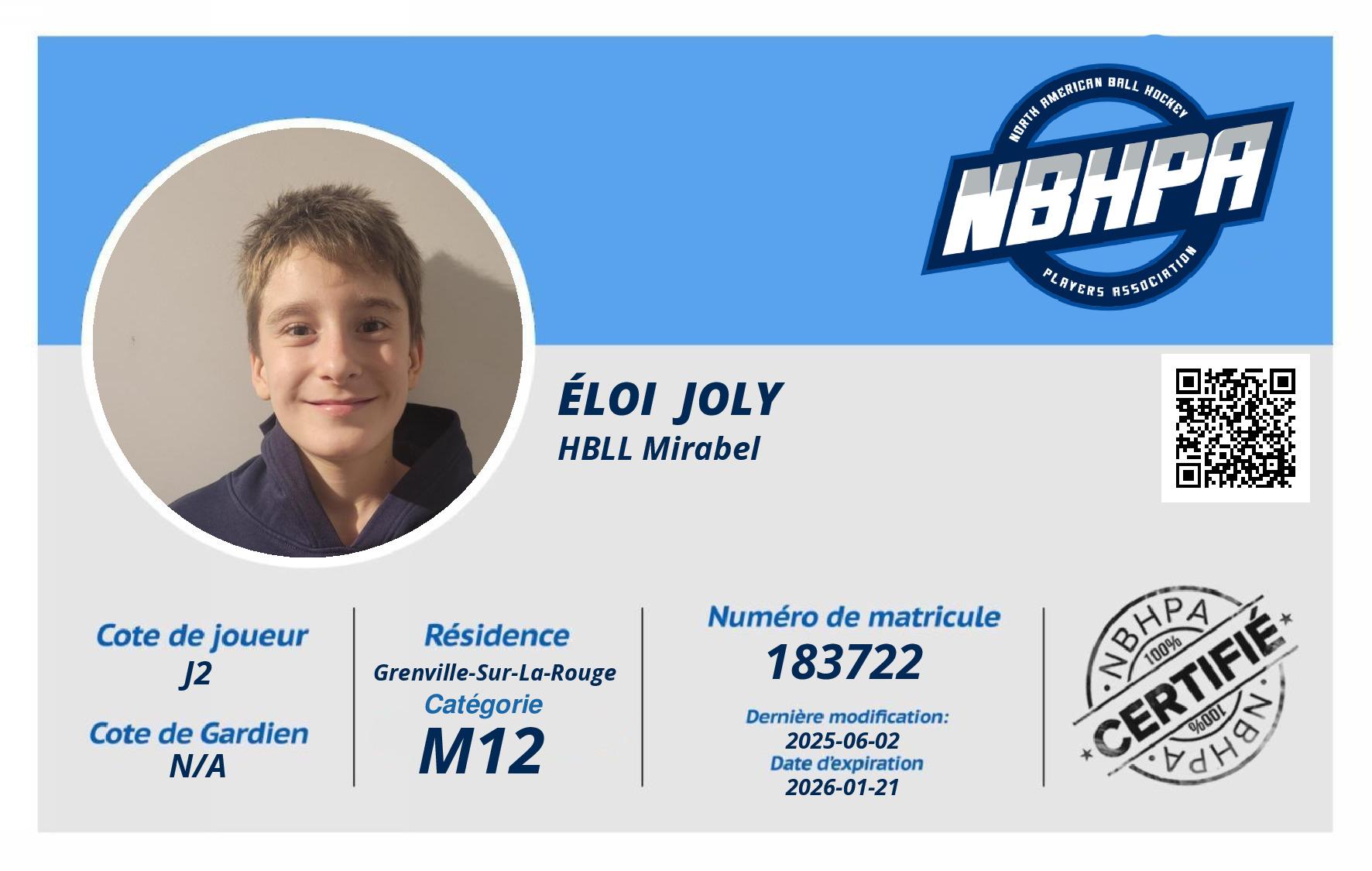 Éloi  Joly 