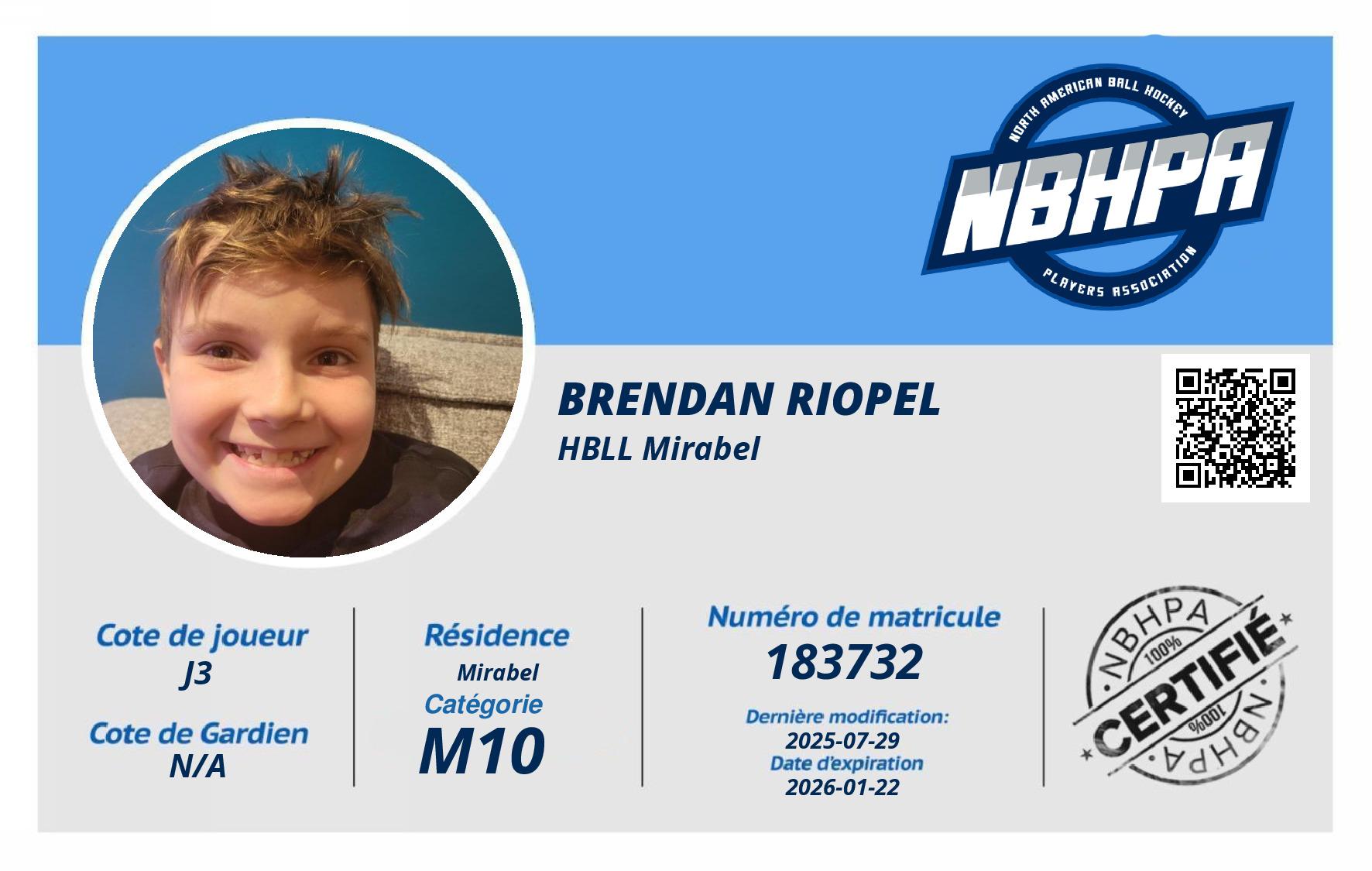 Brendan Riopel