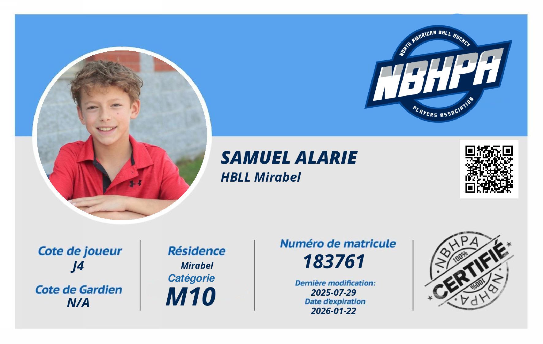 Samuel Alarie