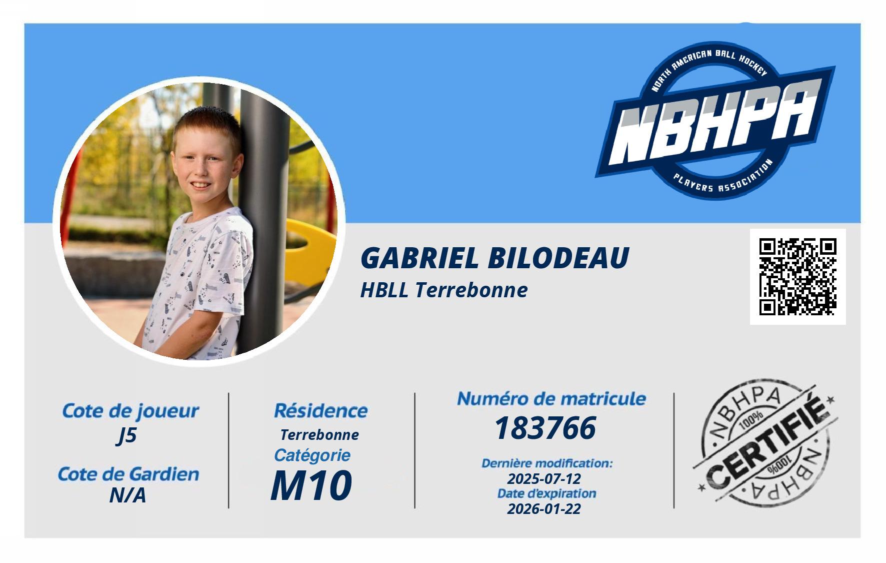 Gabriel Bilodeau