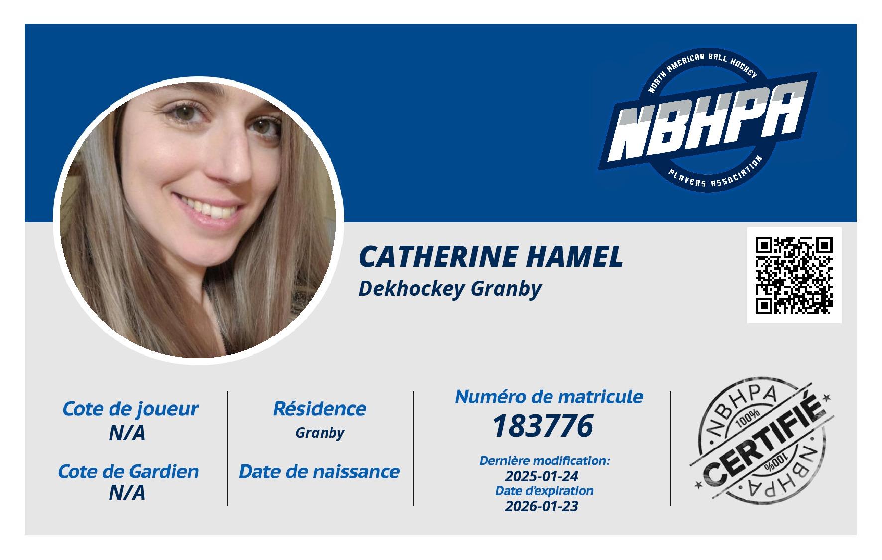 Catherine Hamel