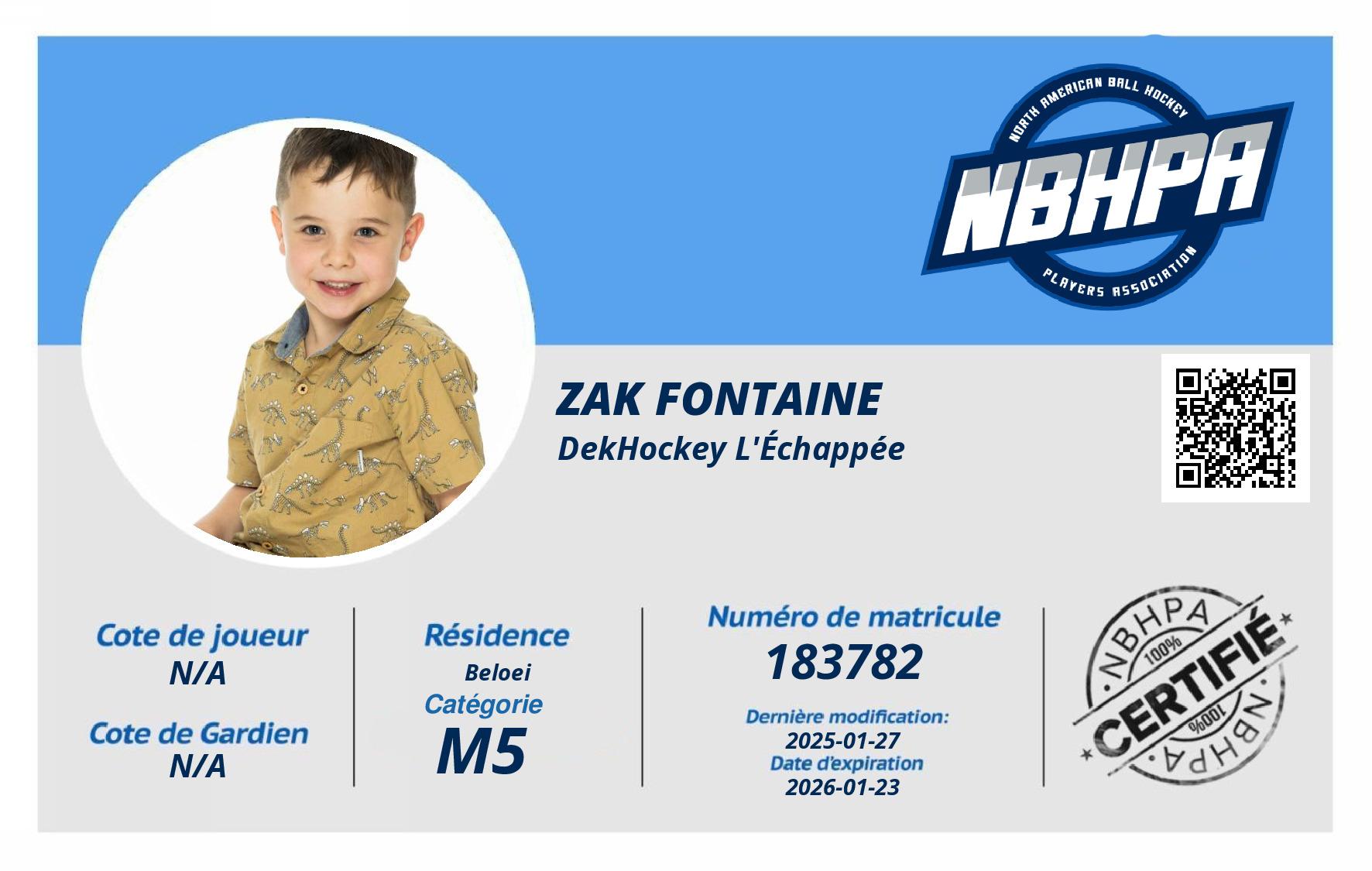 Zak Fontaine