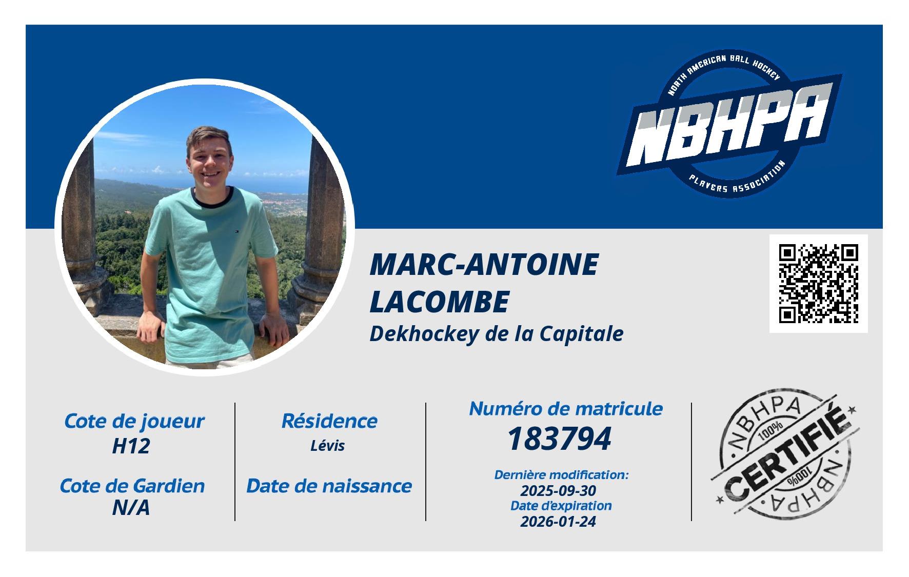 Marc-Antoine Lacombe