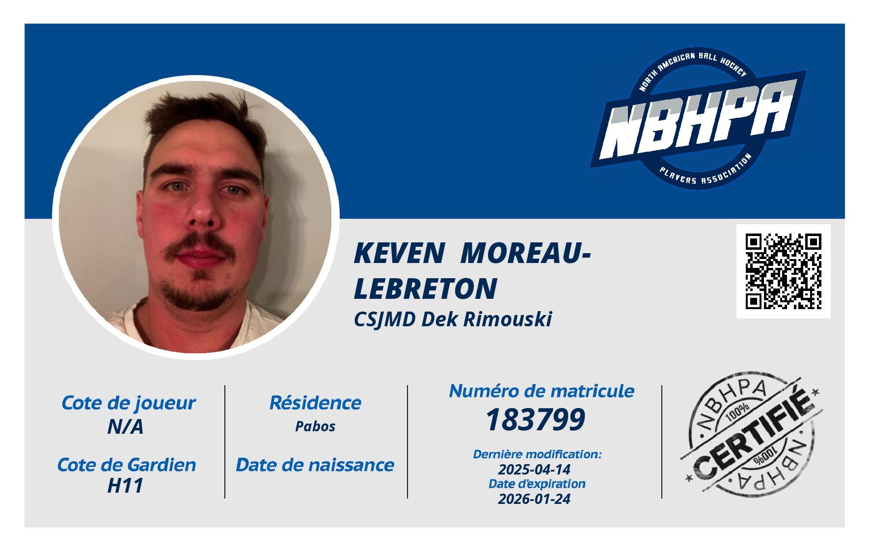 Keven  Moreau-Lebreton