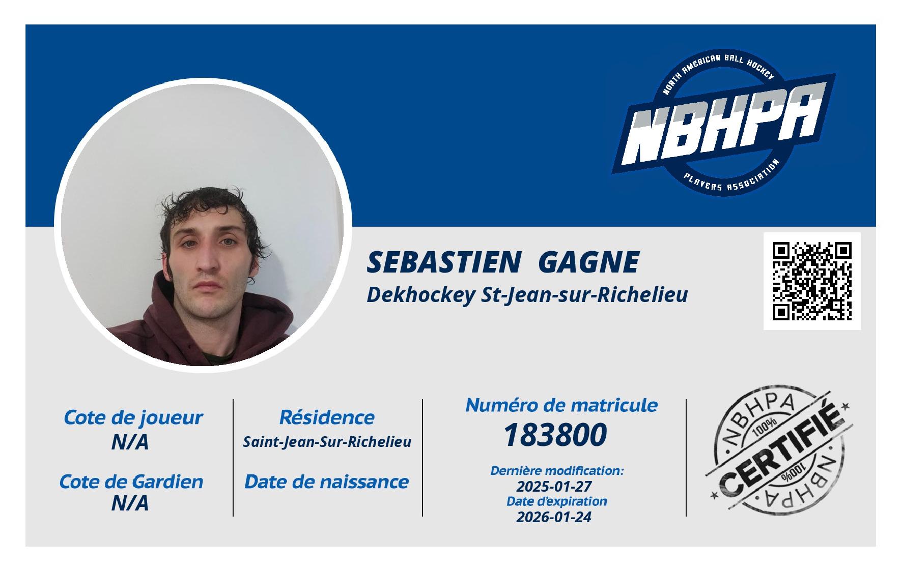 sebastien  gagne