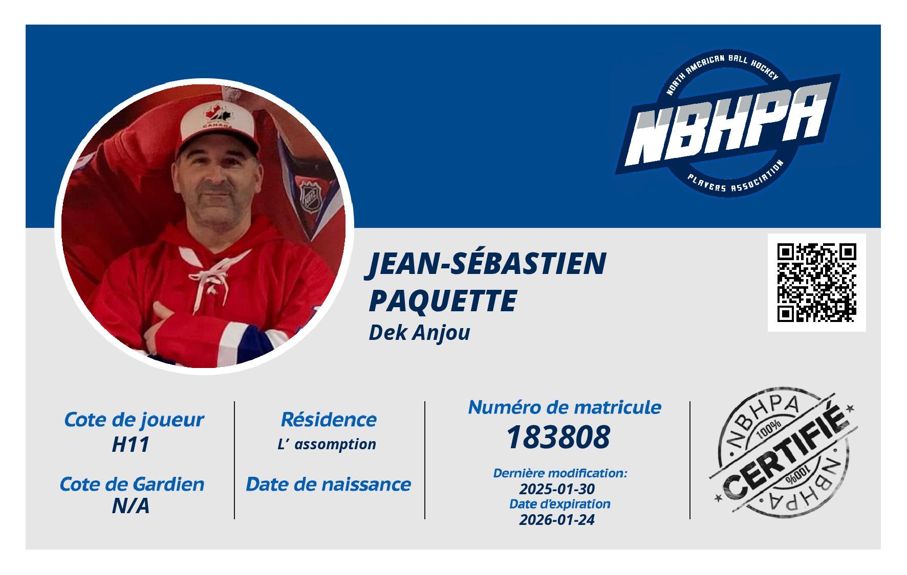 Jean-sébastien Paquette