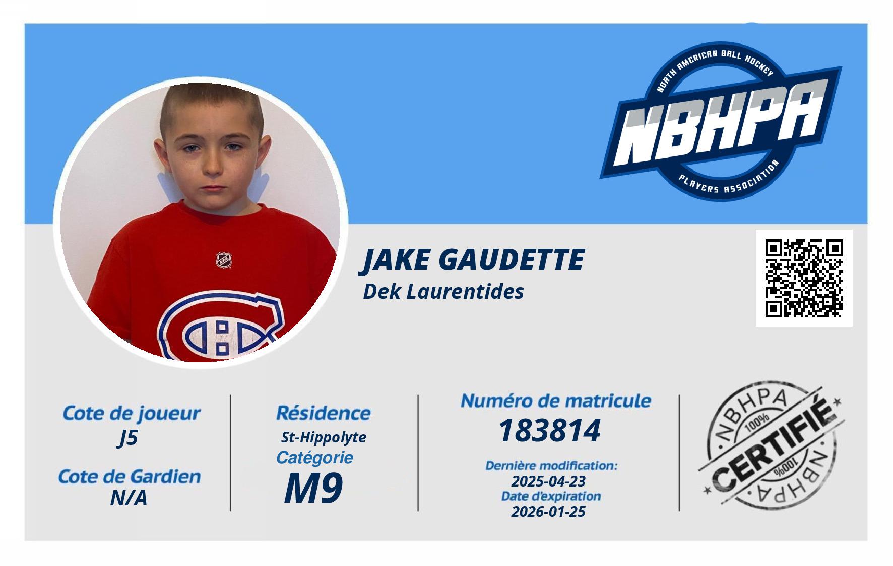 Jake Gaudette