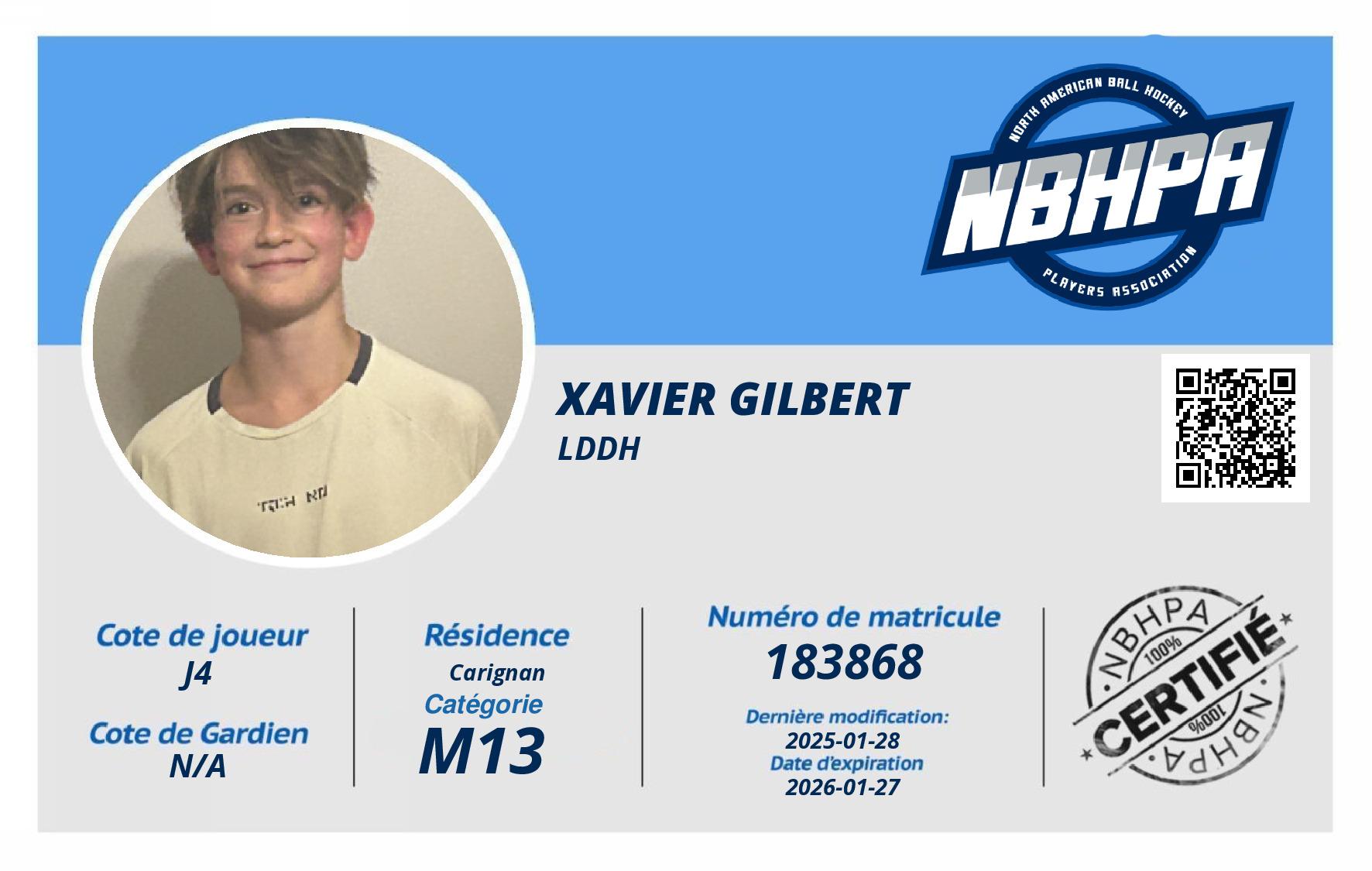 Xavier Gilbert
