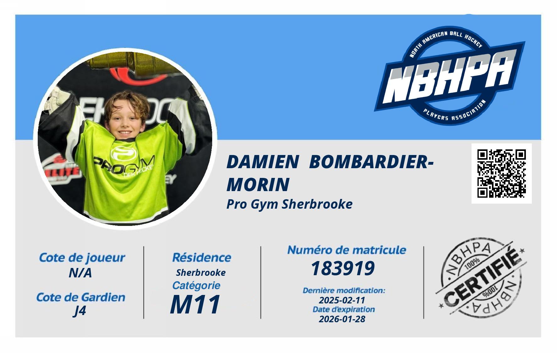 Damien  Bombardier-Morin