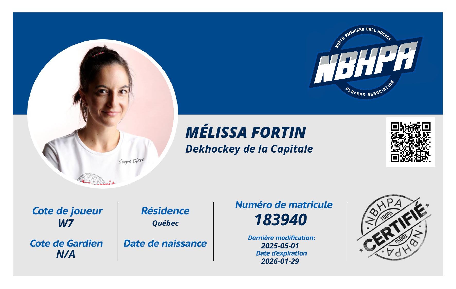 Mélissa Fortin