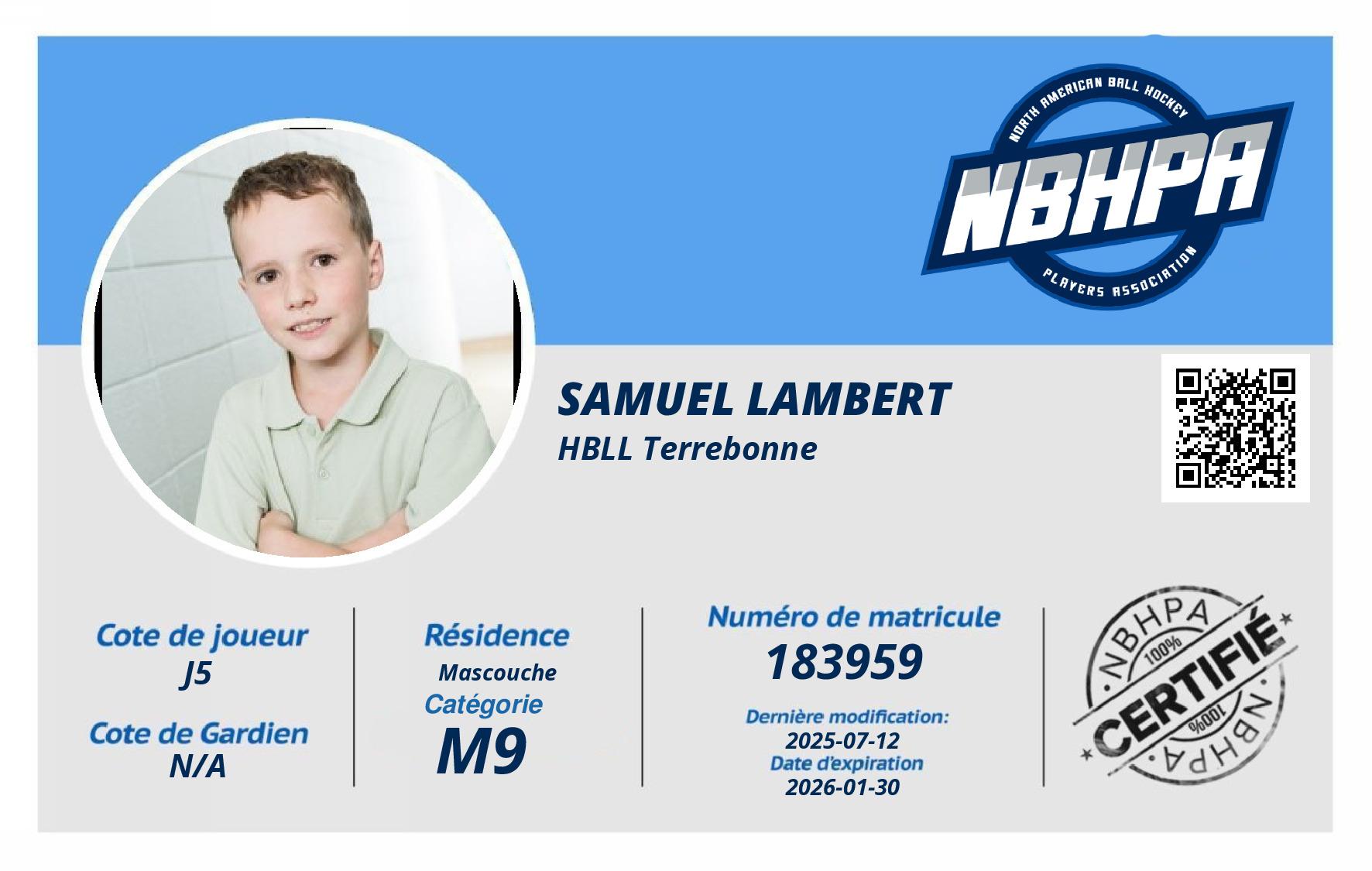 Samuel Lambert