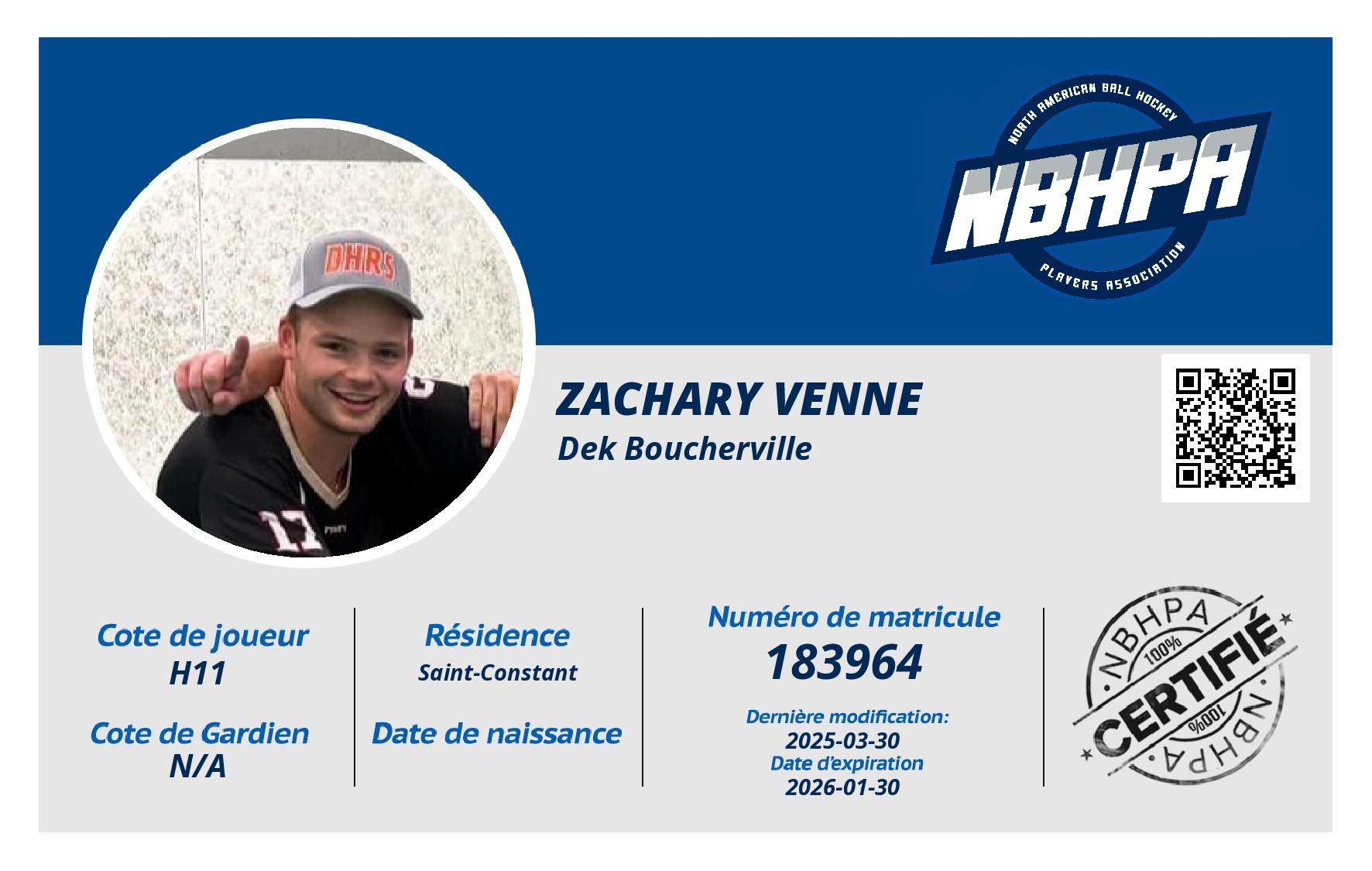 Zachary venne