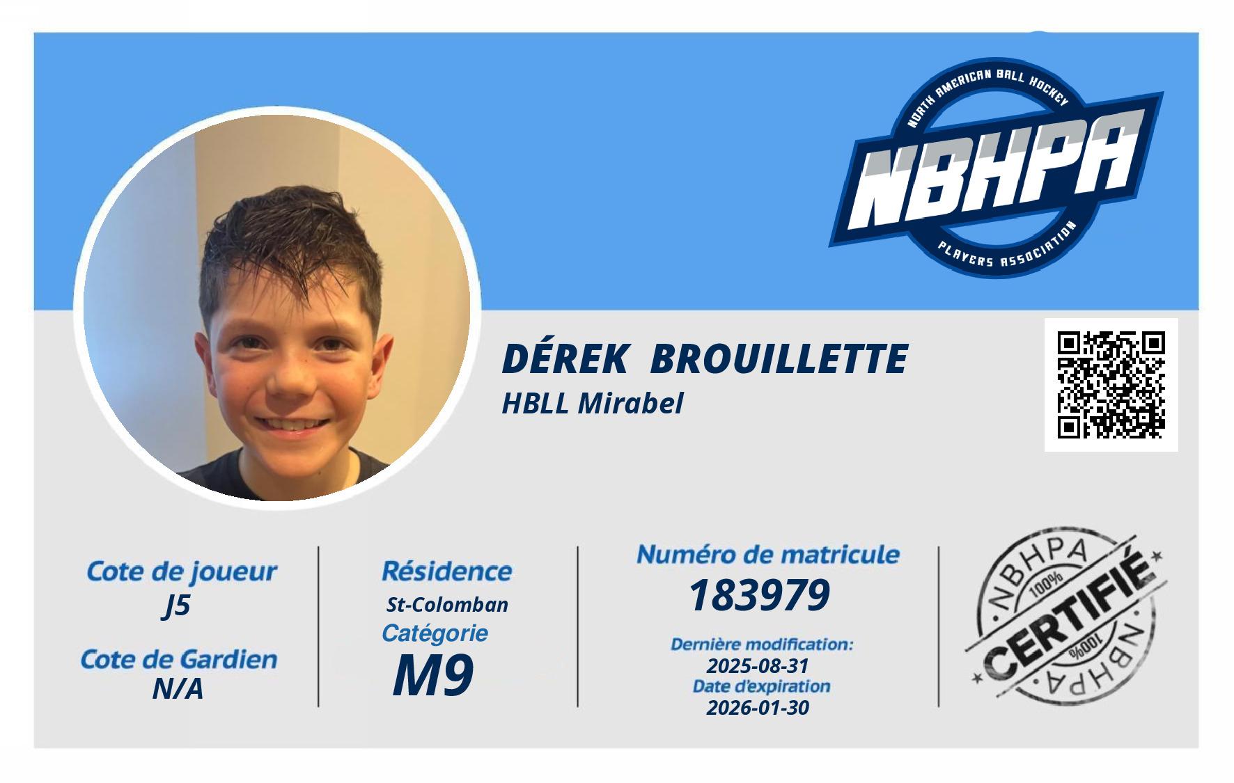 Dérek  Brouillette