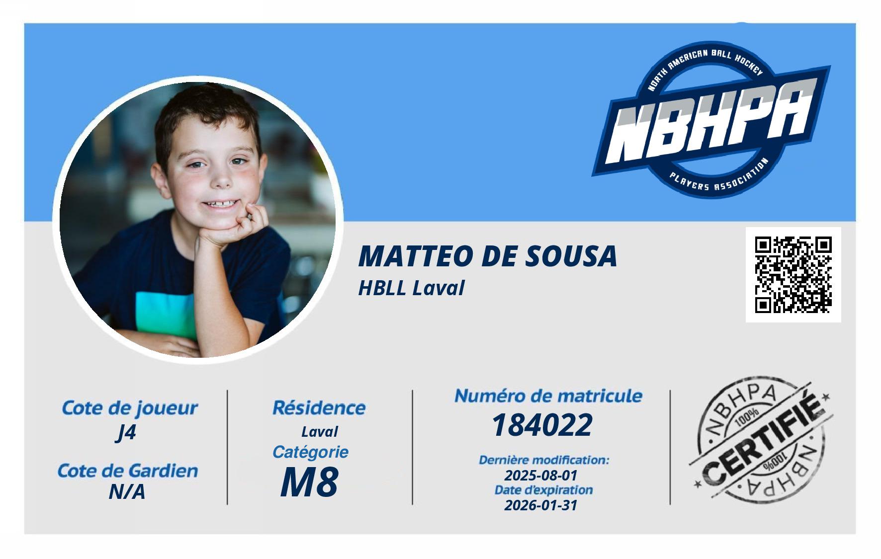 Matteo De Sousa
