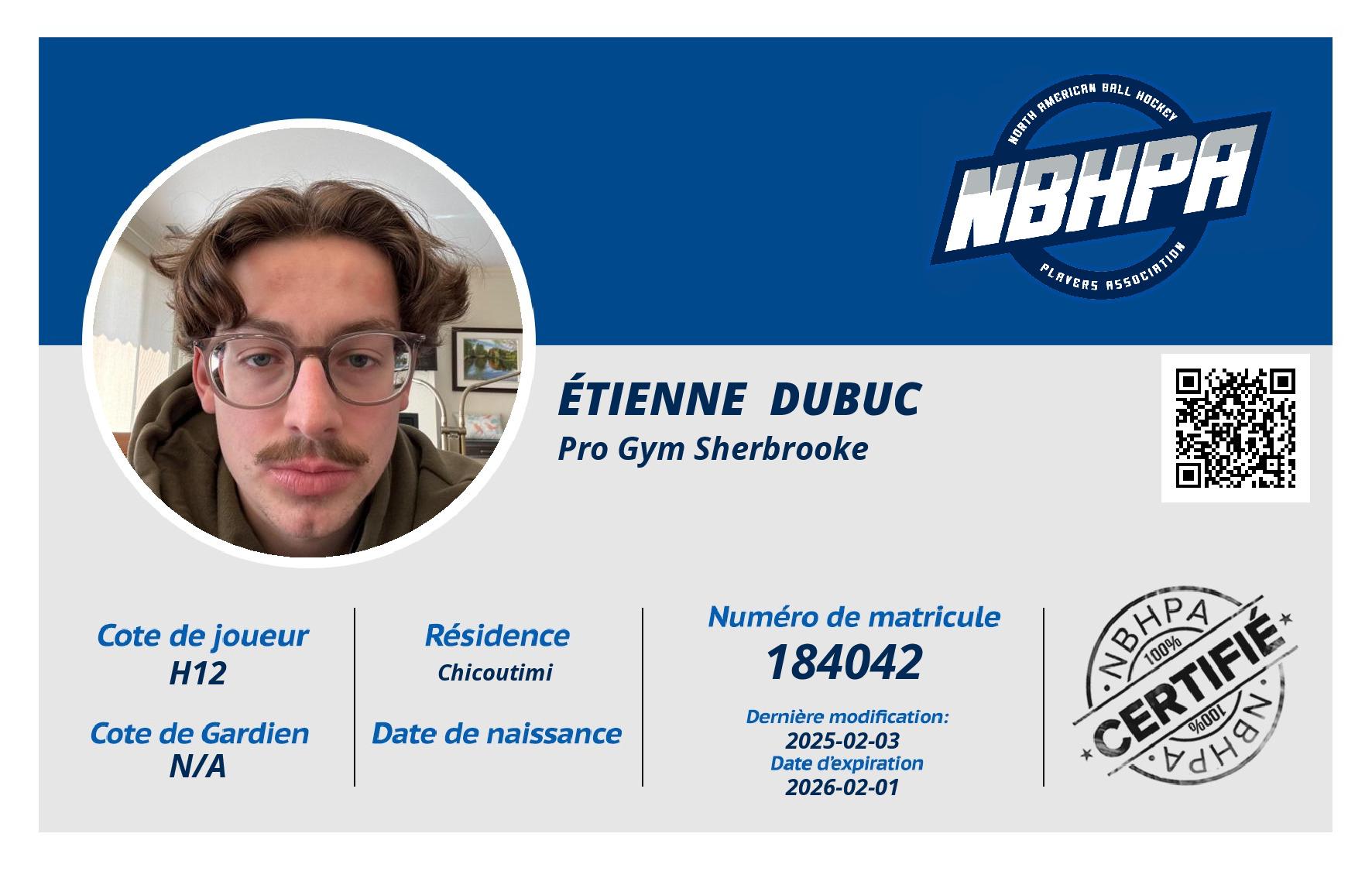 Étienne  Dubuc 