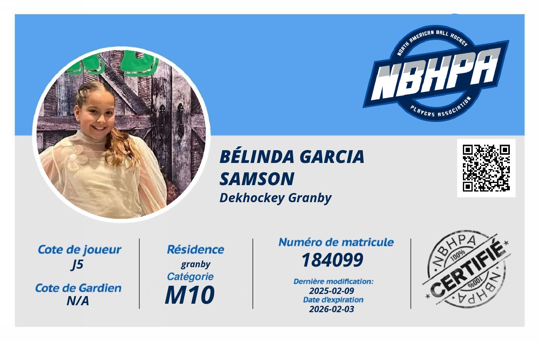 Bélinda Garcia Samson