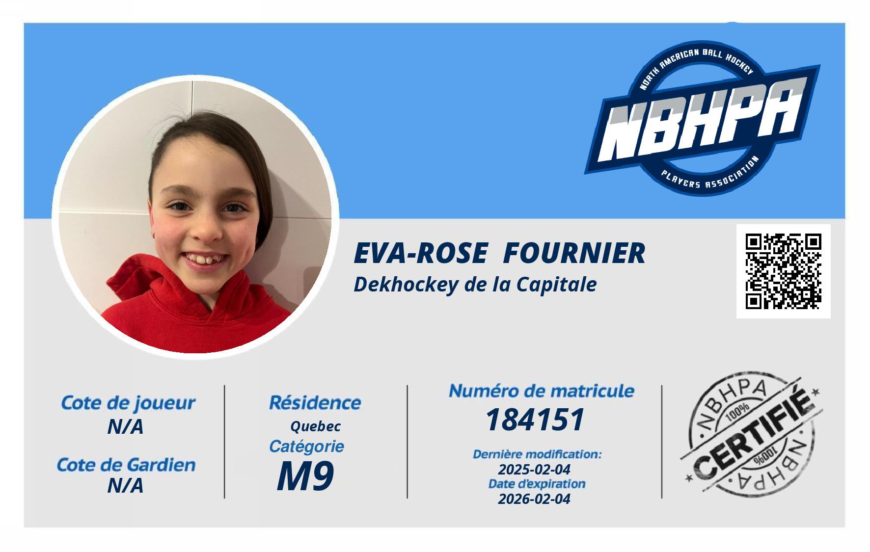 Eva-Rose  Fournier
