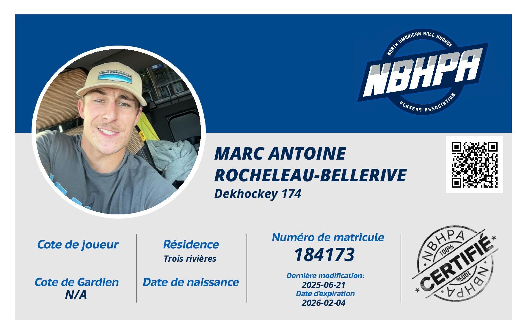 Marc antoine Rocheleau-Bellerive