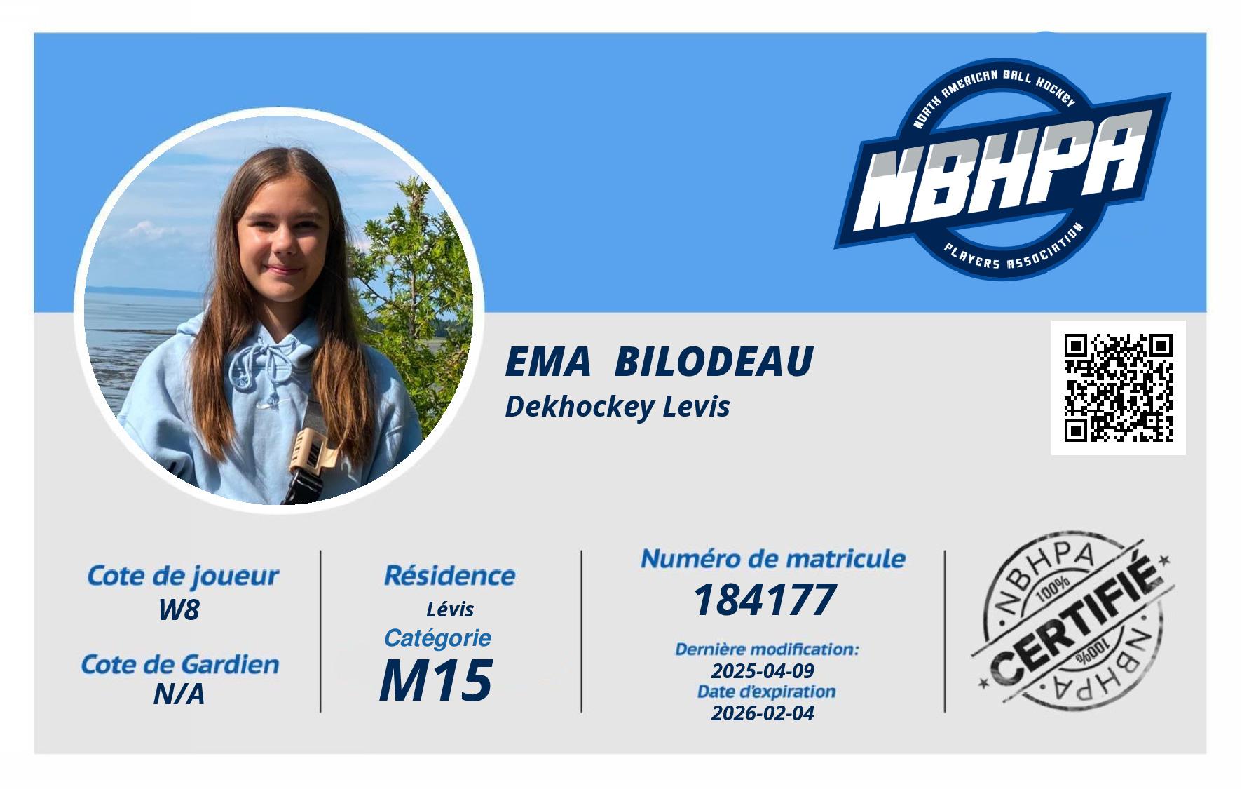 Ema  Bilodeau