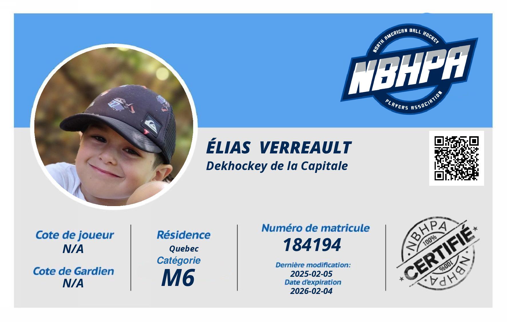 Élias  Verreault