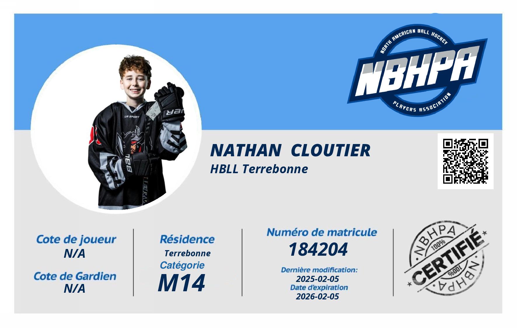 Nathan  Cloutier