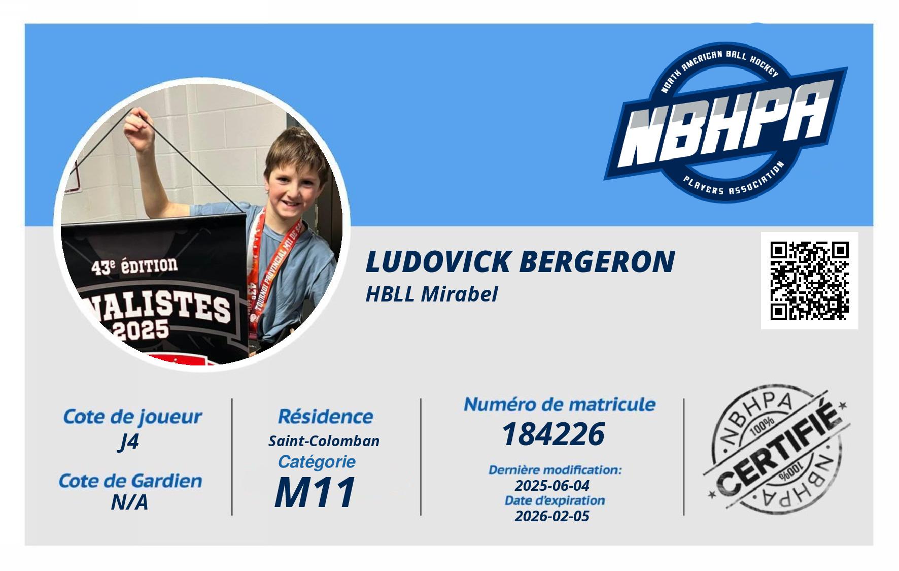 Ludovick Bergeron 