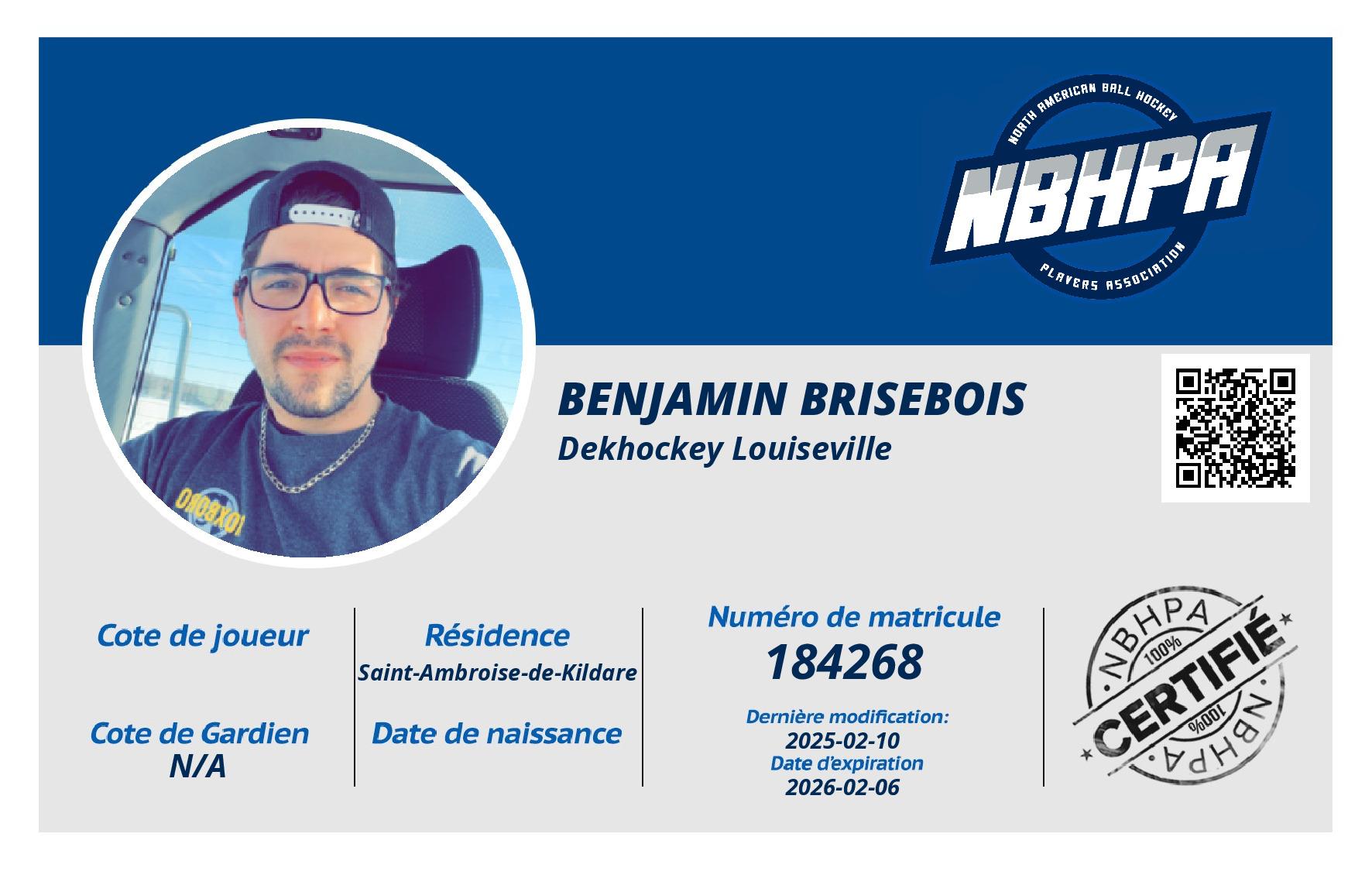 benjamin brisebois